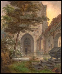 Ein Portal einer Kirche
